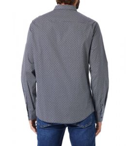 Armani Exchange – Camicia in popeline di cotone stretch