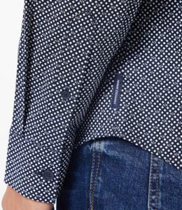 Armani Exchange – Camicia in popeline di cotone stretch