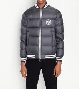 ARMANI EXCHANGE – Bomber Piumino Nero
