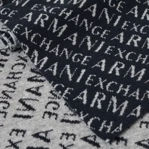 Armani Exchange – Sciarpa in tessuto Blu