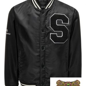 ONLY & SONS – Giacca Uomo College Nera