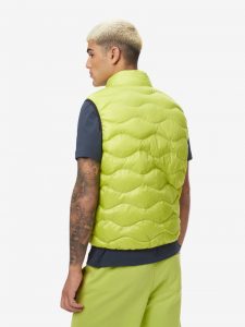BLAUER – Gilet Imbottito a Onde Verde Certosa