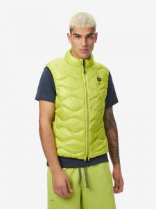 BLAUER – Gilet Imbottito a Onde Verde Certosa