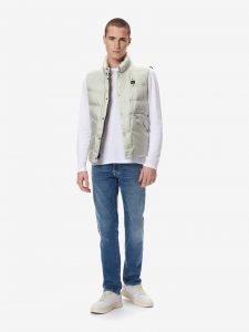 BLAUER – Smanicato Uomo Imbottito Piuma Adam Beige Chiaro