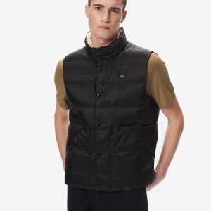 BLAUER – Smanicato Uomo Imbottito Piuma Adam Nero