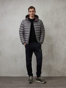 BLAUER – Piumino Termosaldato Eco Charles Grigio Ferro