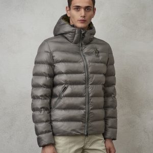 BLAUER – Piumino Uomo in Nylon Eco Adams Grigio