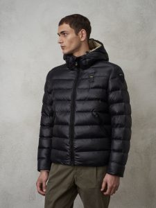 BLAUER – Piumino Uomo in Nylon Eco Adams Nero