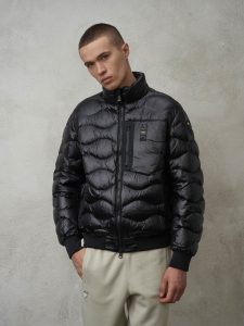 BLAUER – Piumino Ondina Uomo con Taschino Daniel Nero