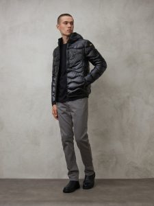 BLAUER – Piumino Ondina Uomo Wave Nero
