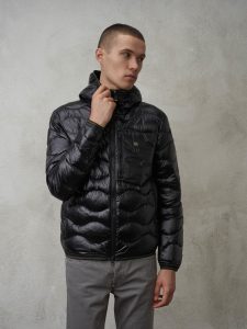 BLAUER – Piumino Ondina Uomo Wave Nero
