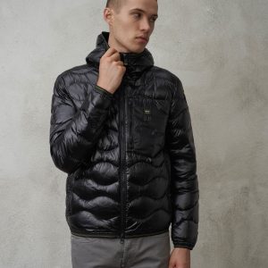 BLAUER – Piumino Ondina Uomo Wave Nero