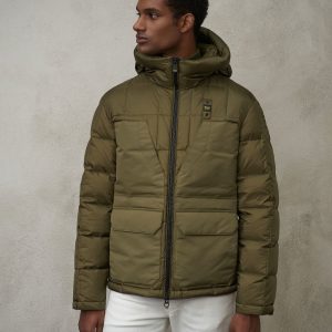BLAUER – Piumino Multitasche Xavier Verde Scuro