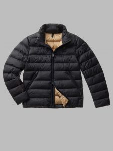 BLAUER – Piumino Uomo Imbottito Piuma Austin Nero