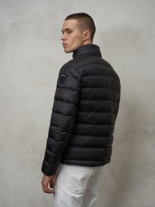 BLAUER – Piumino Uomo Imbottito Piuma Austin Nero
