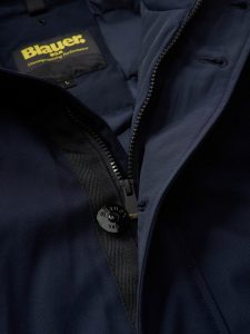 BLAUER – Giacca in Gabardine Effetto Lana Dylan Blu Sodalite
