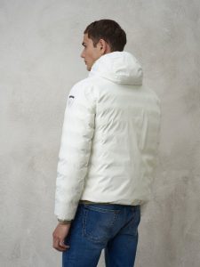 BLAUER – Piumino Uomo Reversibile Termosaldato Donald Bianco