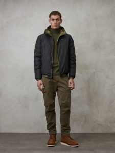 BLAUER – Piumino Uomo Reversibile Termosaldato Donald Blue