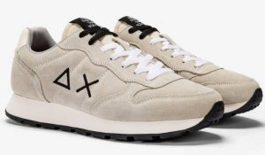 SUN 68 – Scarpe Uomo Tom Suede Bianco Panna