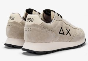 SUN 68 – Scarpe Uomo Tom Suede Bianco Panna
