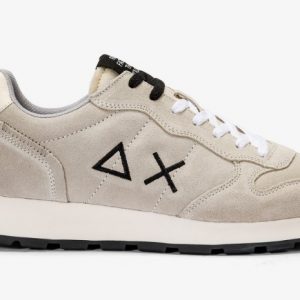 SUN 68 – Scarpe Uomo Tom Suede Bianco Panna