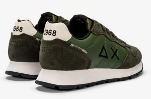 SUN 68 – Scarpe Uomo Tom Classic Militare Scuro