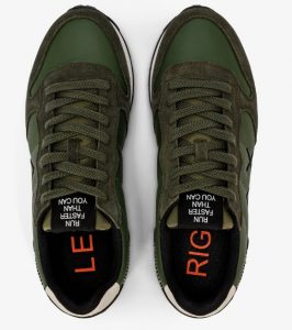 SUN 68 – Scarpe Uomo Tom Classic Militare Scuro