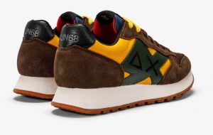 SUN 68 – Scarpe Uomo Jaki Bicolor Giallo/Marrone