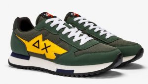 SUN 68 – Scarpe Uomo Niki Solid Militare Scuro
