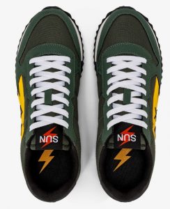 SUN 68 – Scarpe Uomo Niki Solid Militare Scuro