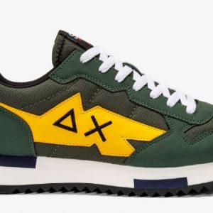 SUN 68 – Scarpe Uomo Niki Solid Militare Scuro