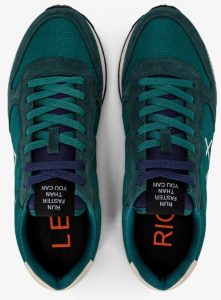 SUN 68 – Scarpe Uomo Tom Solid Nylon Verde Scuro