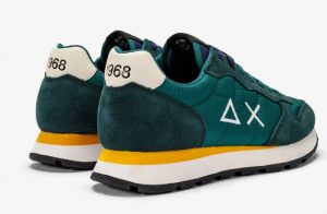 SUN 68 – Scarpe Uomo Tom Solid Nylon Verde Scuro