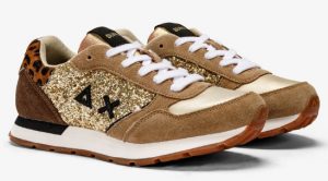 SUN 68 – Scarpe Girl’s Kelly Big Glitter (Teen) Oro