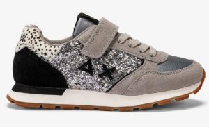 SUN 68 – Scarpe Girl’s Kelly Big Glitter (Teen) Argento