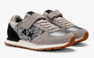 SUN 68 – Scarpe Girl’s Kelly Big Glitter (Teen) Argento