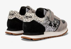 SUN 68 – Scarpe Girl’s Kelly Big Glitter (Teen) Argento