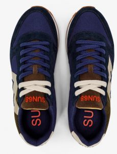 SUN 68 – Scarpe Uomo Jaki Winter Dark Military/Navy Blue