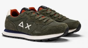 SUN 68 – Scarpe Boy’s Tom Solid (Teen) Militare Scuro