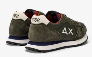 SUN 68 – Scarpe Boy’s Tom Solid (Teen) Militare Scuro