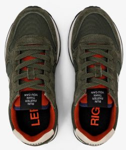 SUN 68 – Scarpe Boy’s Tom Solid (Teen) Militare Scuro
