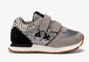 SUN 68 – Scarpe Girl’s Kelly Big Glitter (Baby) Argento