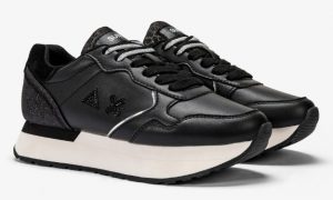 SUN 68 – Scarpe Donna Kelly Leather Nero