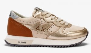 SUN 68 – Scarpe Donna Stargirl Studs Beige