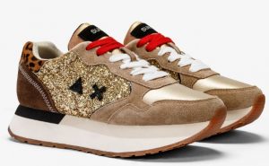 SUN 68 – Scarpe Donna Kelly Big Glitter Oro