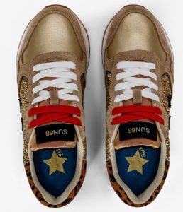 SUN 68 – Scarpe Donna Kelly Big Glitter Oro