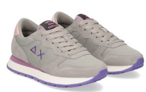 SUN 68 – Scarpe Donna Ally Solid Nylon Grigio Medio