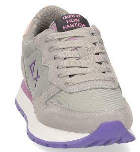 SUN 68 – Scarpe Donna Ally Solid Nylon Grigio Medio
