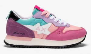 SUN 68 – Scarpe Donna Stargirl Multicolor Rosa/Ciclamino