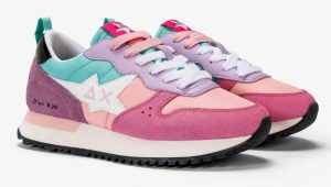 SUN 68 – Scarpe Donna Stargirl Multicolor Rosa/Ciclamino